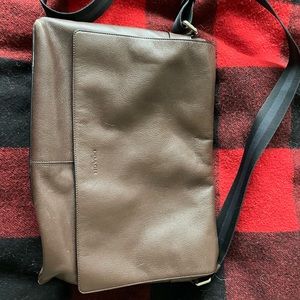 Coach Leather Messenger Bag